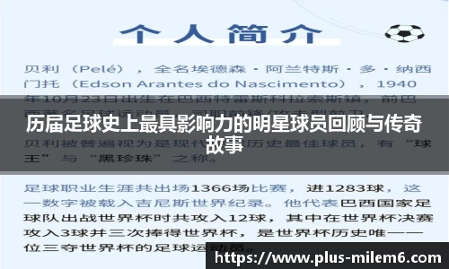 历届足球史上最具影响力的明星球员回顾与传奇故事