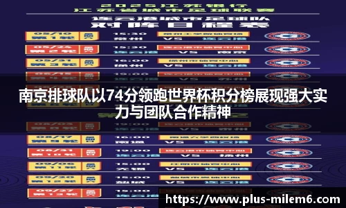 南京排球队以74分领跑世界杯积分榜展现强大实力与团队合作精神